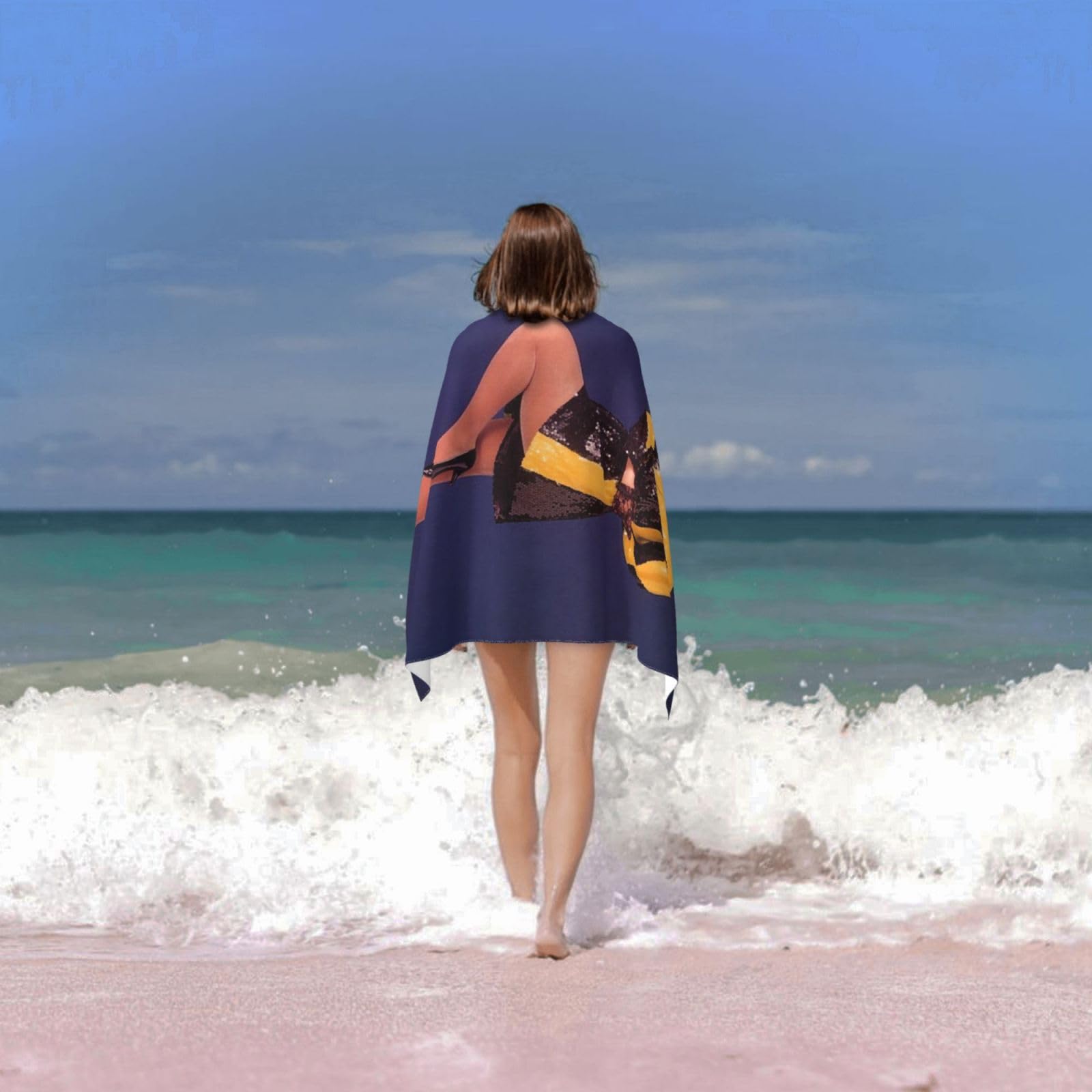 Amazon｜森高千里 バスタオル ビーチタオル タオル スイミングタオル